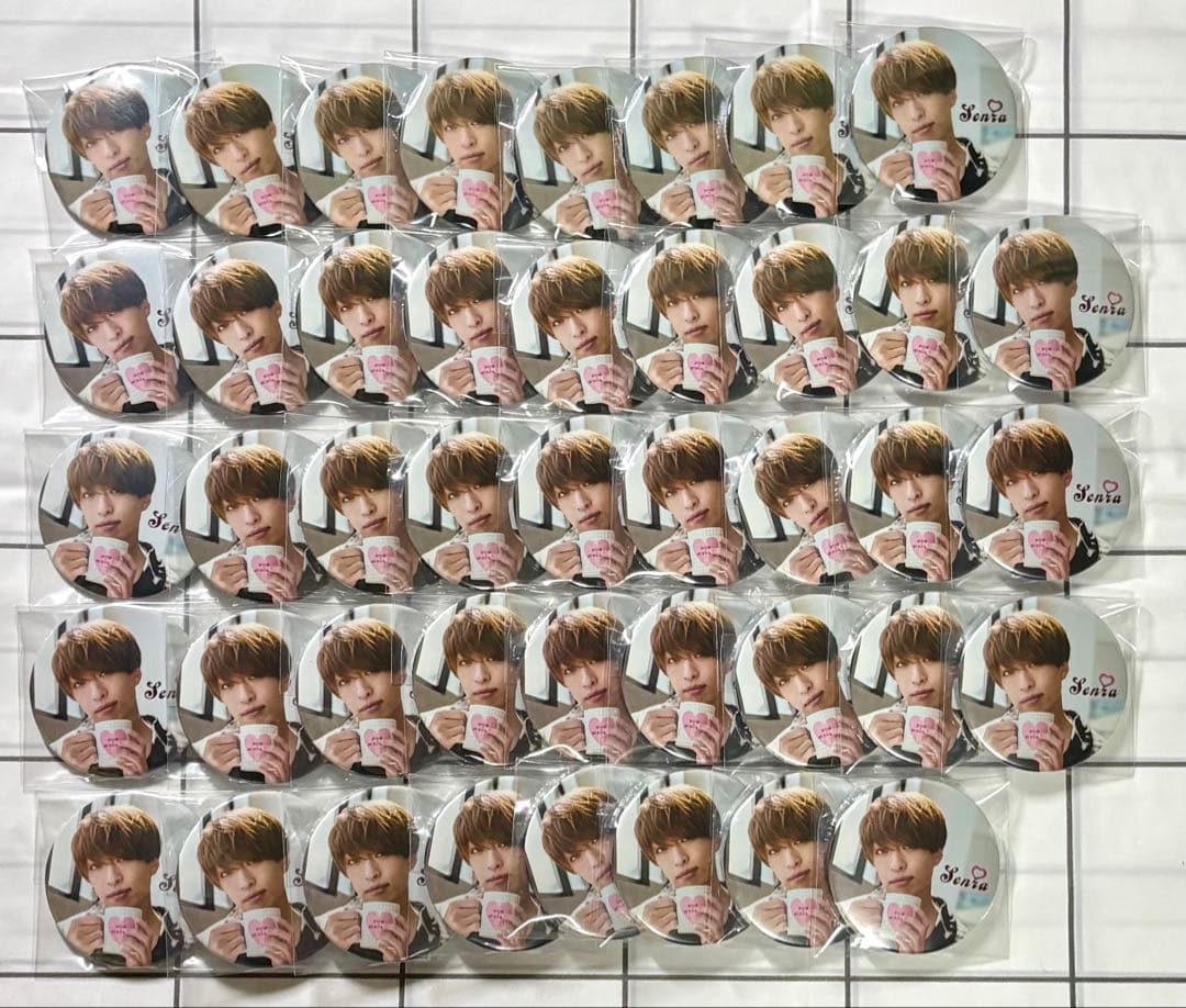 センラ Brun 2025 センワン 実写 マグカップ ピンク 缶バッジ - メルカリ