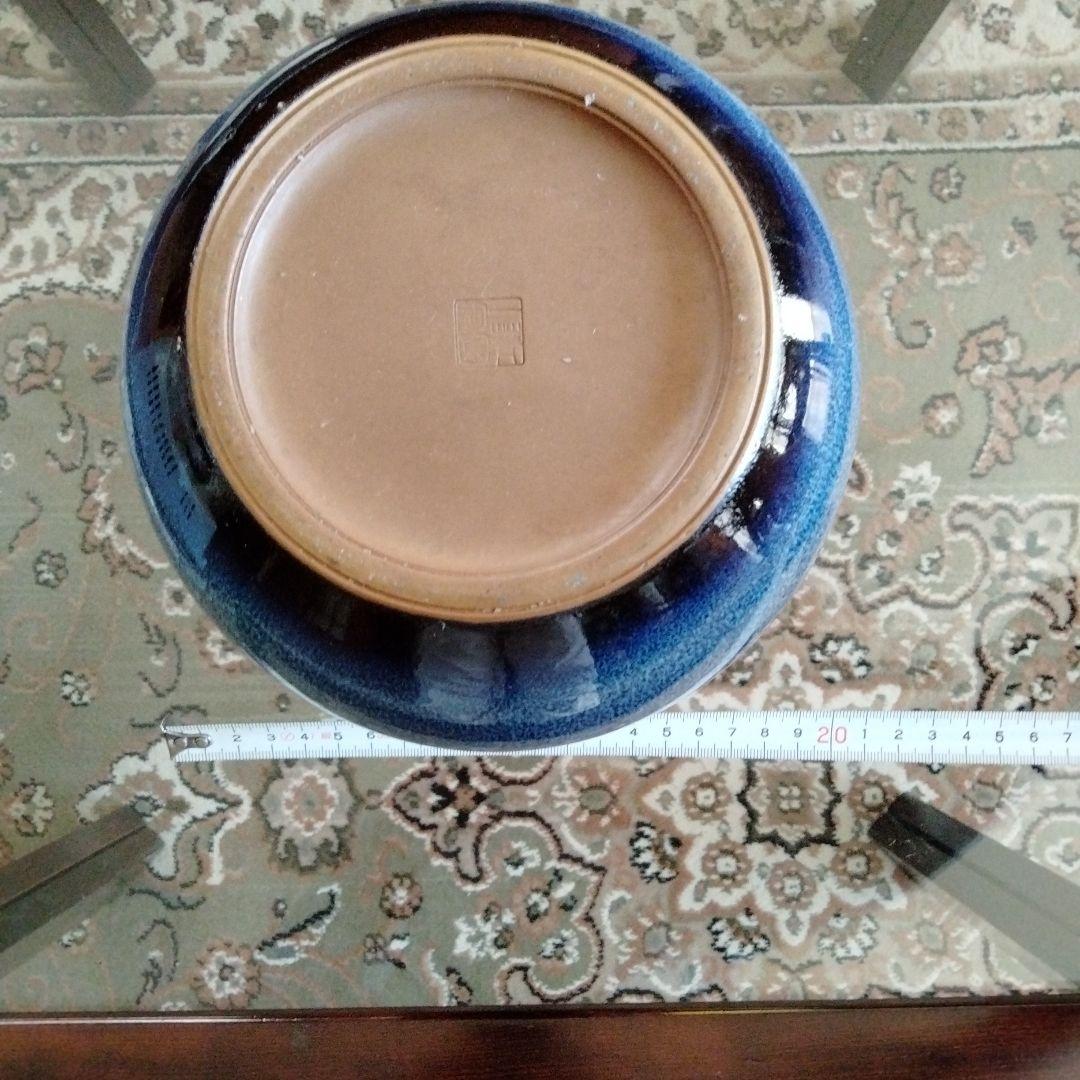 中国骨董【 鈞磁窯変象耳尊、礼器花瓶】陶磁器名品貴重希少