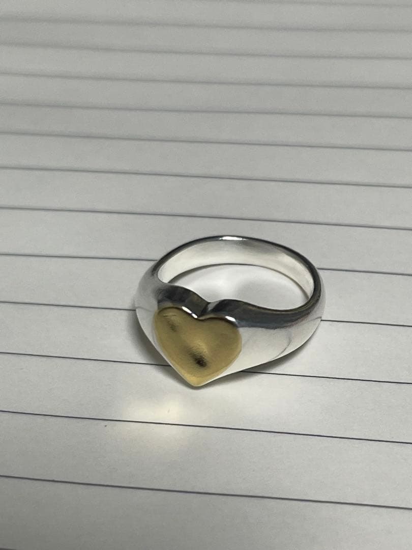 TEN. ハートシグネットリング MIX 5号