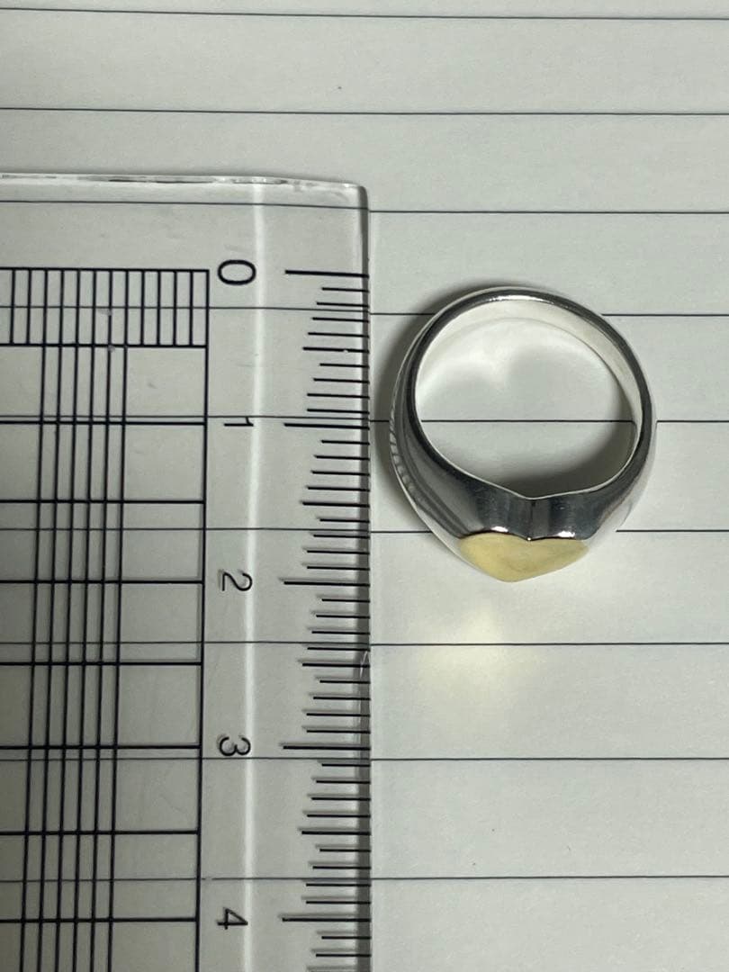 TEN. ハートシグネットリング MIX 5号