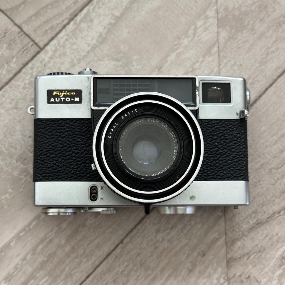 現状品】Fujica 35 AUTO-M 35mmフィルムカメラ☆ケース付き
