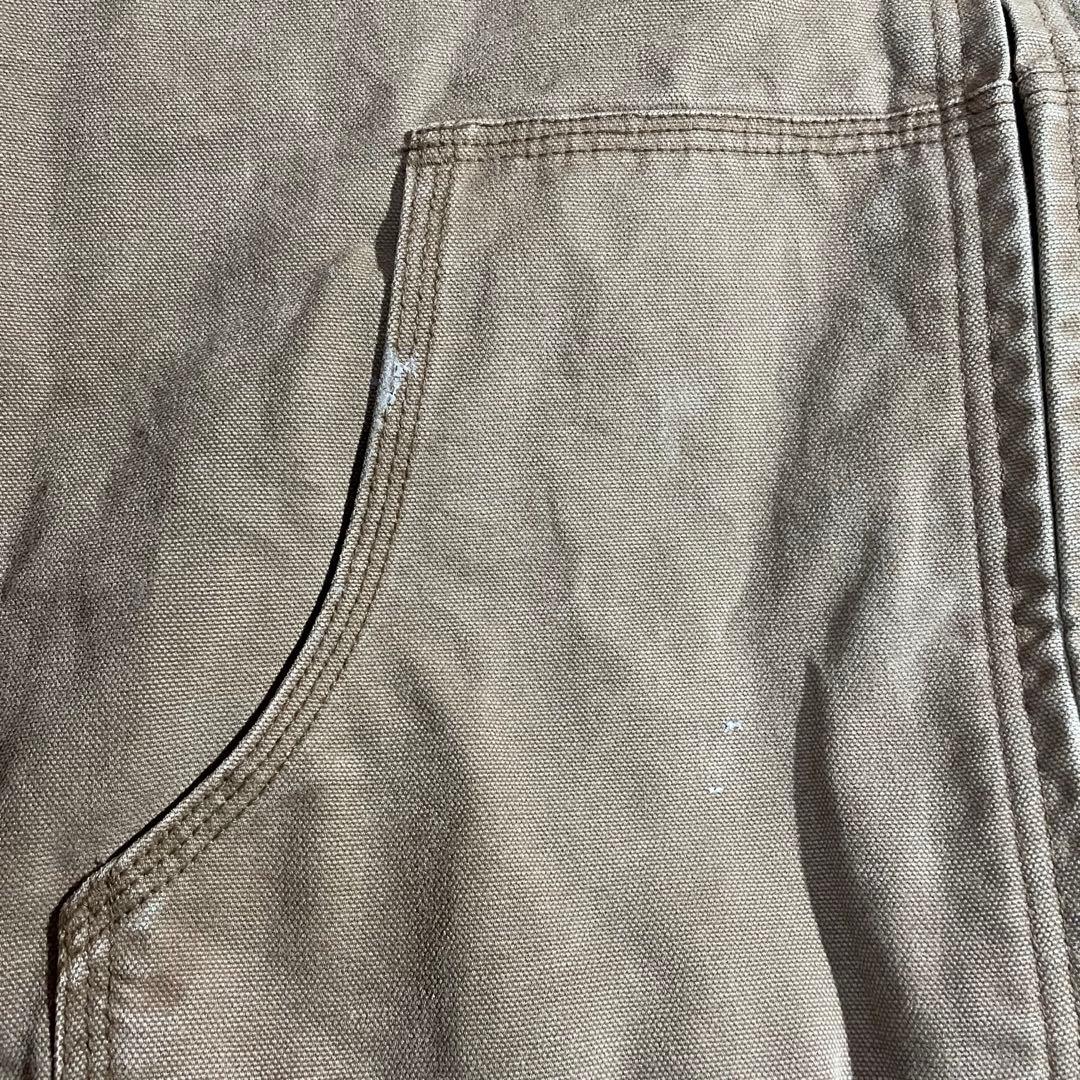 90-00sUSA古着アクティブジャケットダック生地キャラメル色Lサイズフェード