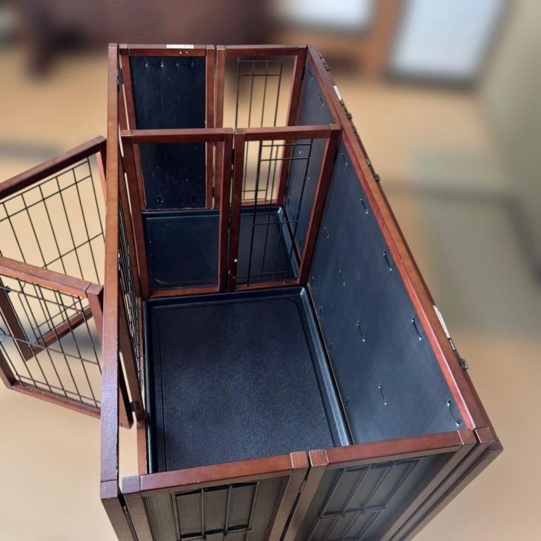 折り畳み木製犬用ケージ 12年程前6万で購入 静岡市取り