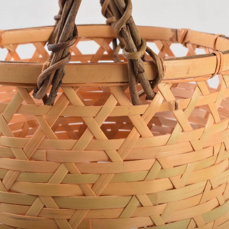 茶道具 竹製 花籠 箱付 N 9205A