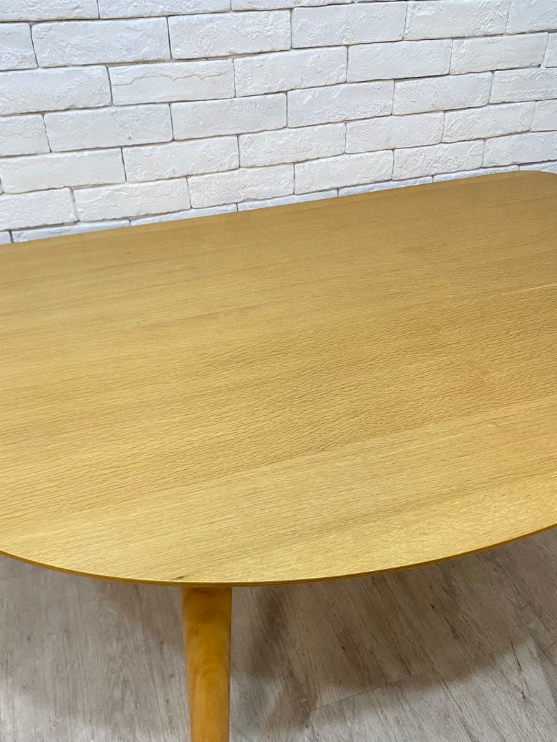 【うーあん　】半円　ダイニングテーブル　￼リビング　机　デスク　格安