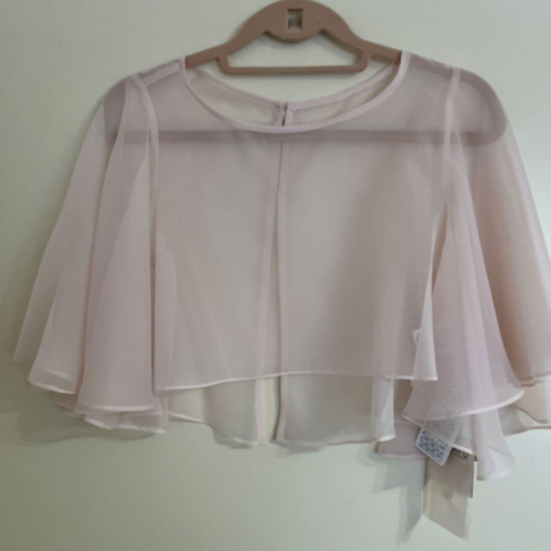 花柄ノースリーブパーティードレス ボレロ付　　AIMER 新品