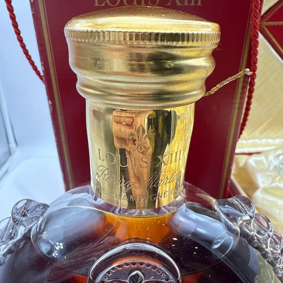 レミーマルタンルイ13世金キャップ四角形箱グランドシャンパーニュ古酒