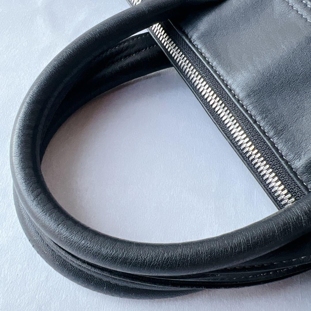 美品✨PORTER オールレザー　ビジネスバッグ　A4収納　ブリーフケース　黒
