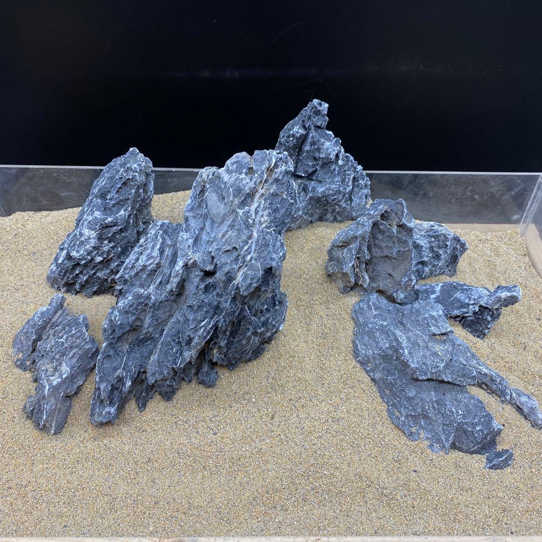 MSS-5358 青龍石レイアウトセット 酸処理済み龍王石 竜王石