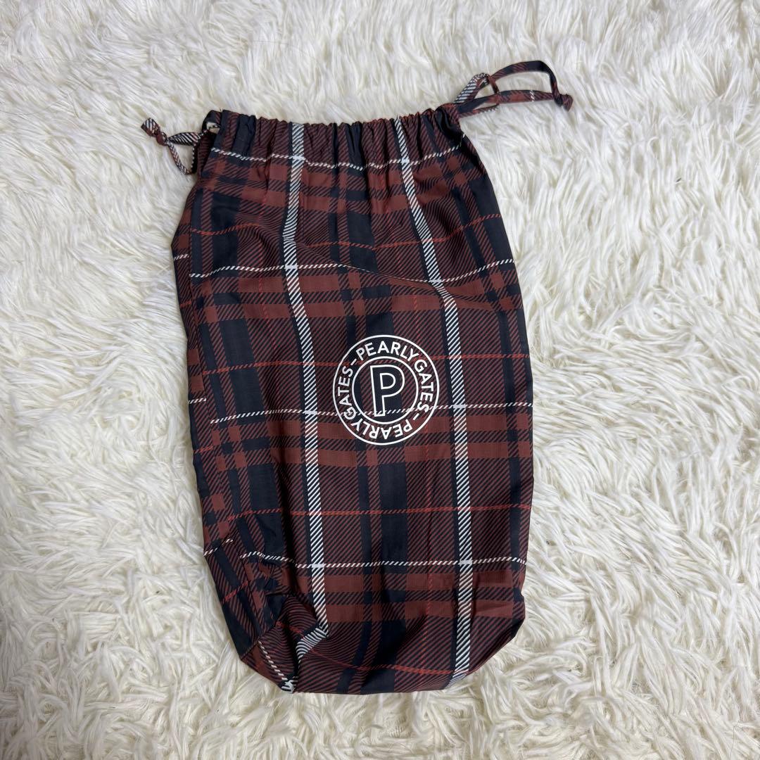 【パーリーゲイツ】美品ダウンジャケットチェック0サイズレディース