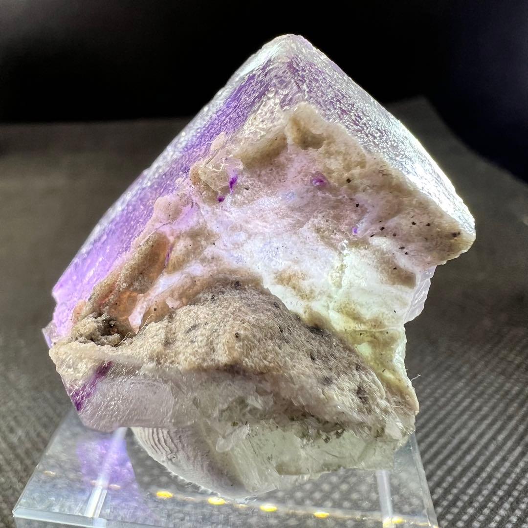 可愛い‼︎ ヤオガンシャン パープルグラデーションフローライト 可愛い