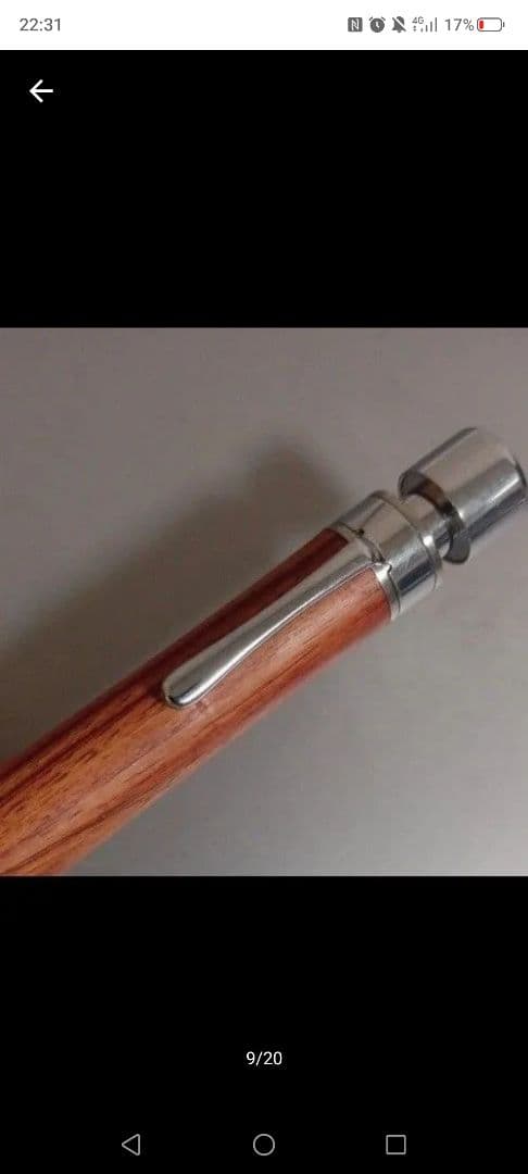 工房楔 グラッソ チューリップウッド 多機能 シャープペンシル 2色