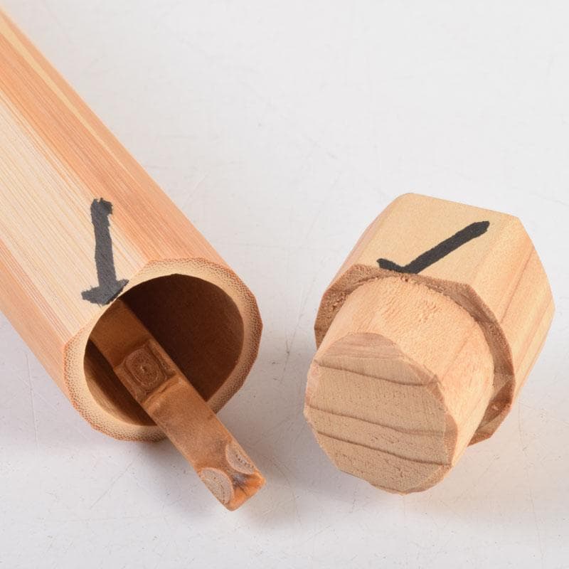 茶道具 宮下竹憲作 茶杓 久方の 前大徳 法谷文雅書付 共筒