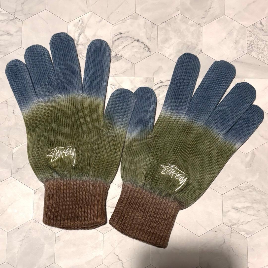 Stussy Earth Day Knit Gloves OLIVE - メルカリ