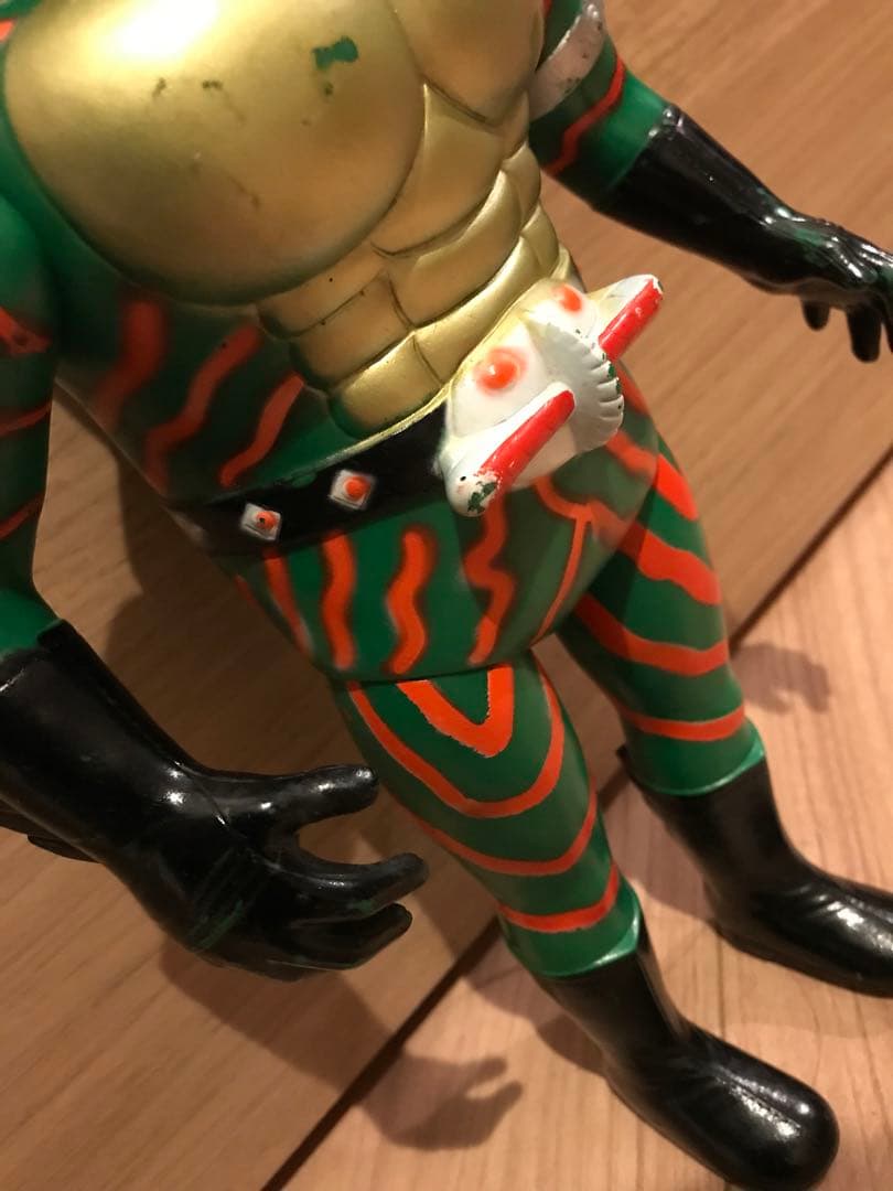 【希少】当時物 70s 仮面ライダー アマゾン トーキング 増田屋 ソフビ ②