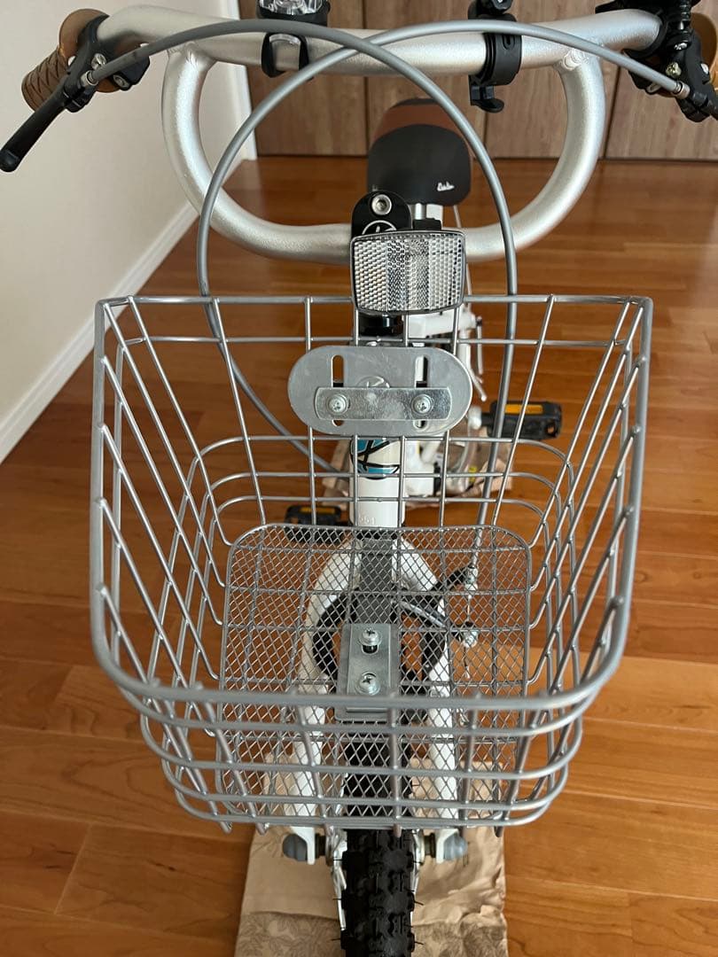 KhodaaBloom コーダブルーム子供用自転車 ホワイト 前バスケット付き