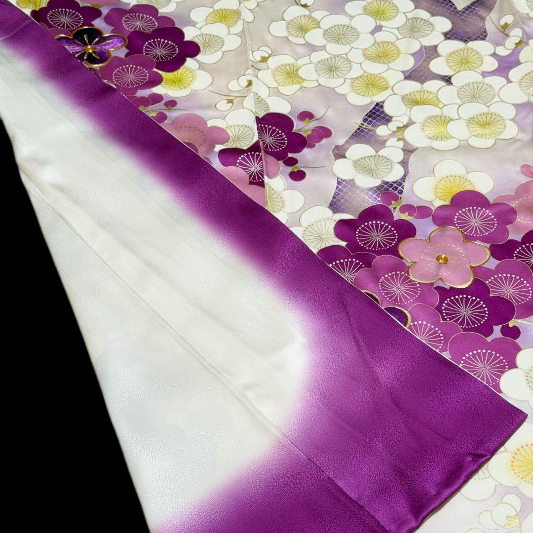 振袖フルセット やまと誂製 正絹長襦袢 梅柄 ❤︎可愛い❤︎ 155〜165