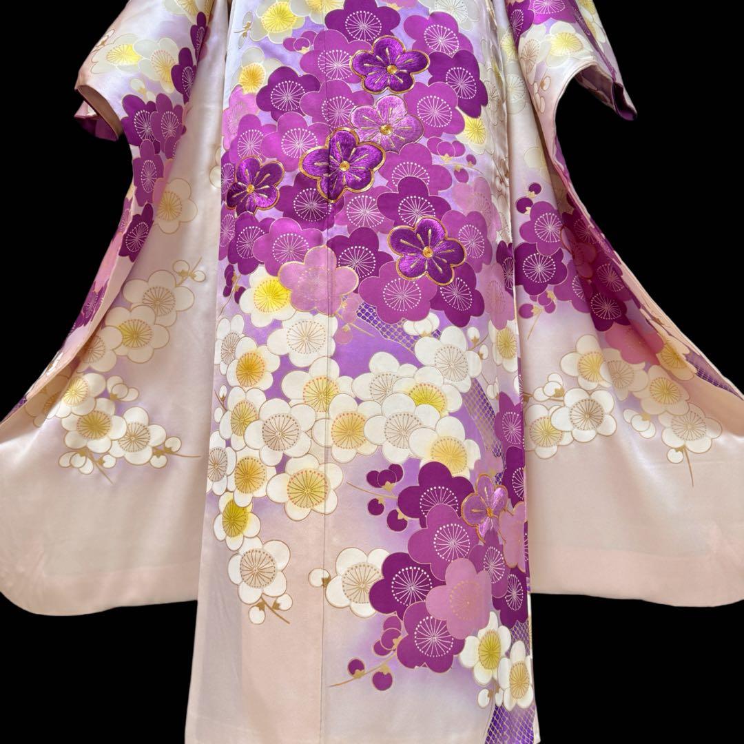 振袖フルセット やまと誂製 正絹長襦袢 梅柄 ❤︎可愛い❤︎ 155〜165