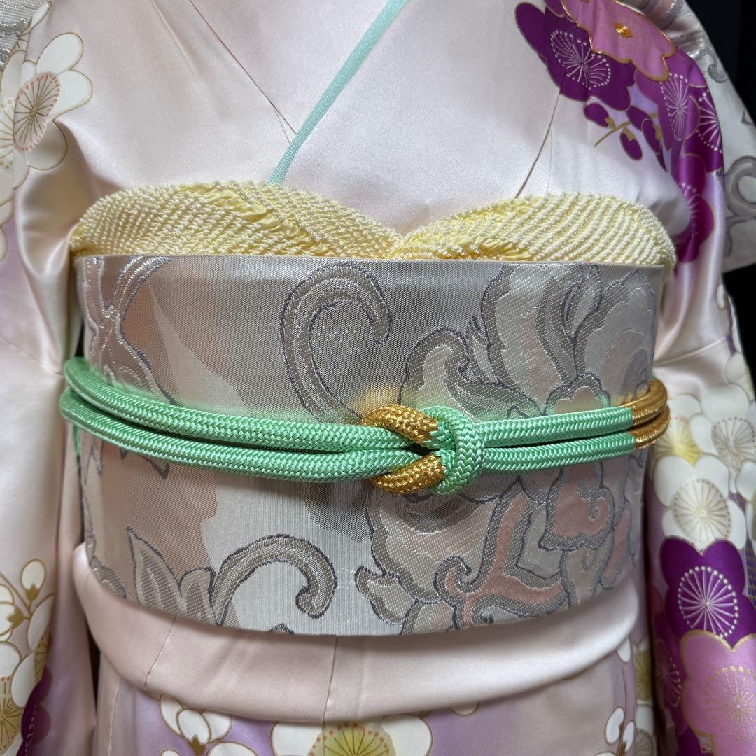 振袖フルセット やまと誂製 正絹長襦袢 梅柄 ❤︎可愛い❤︎ 155〜165