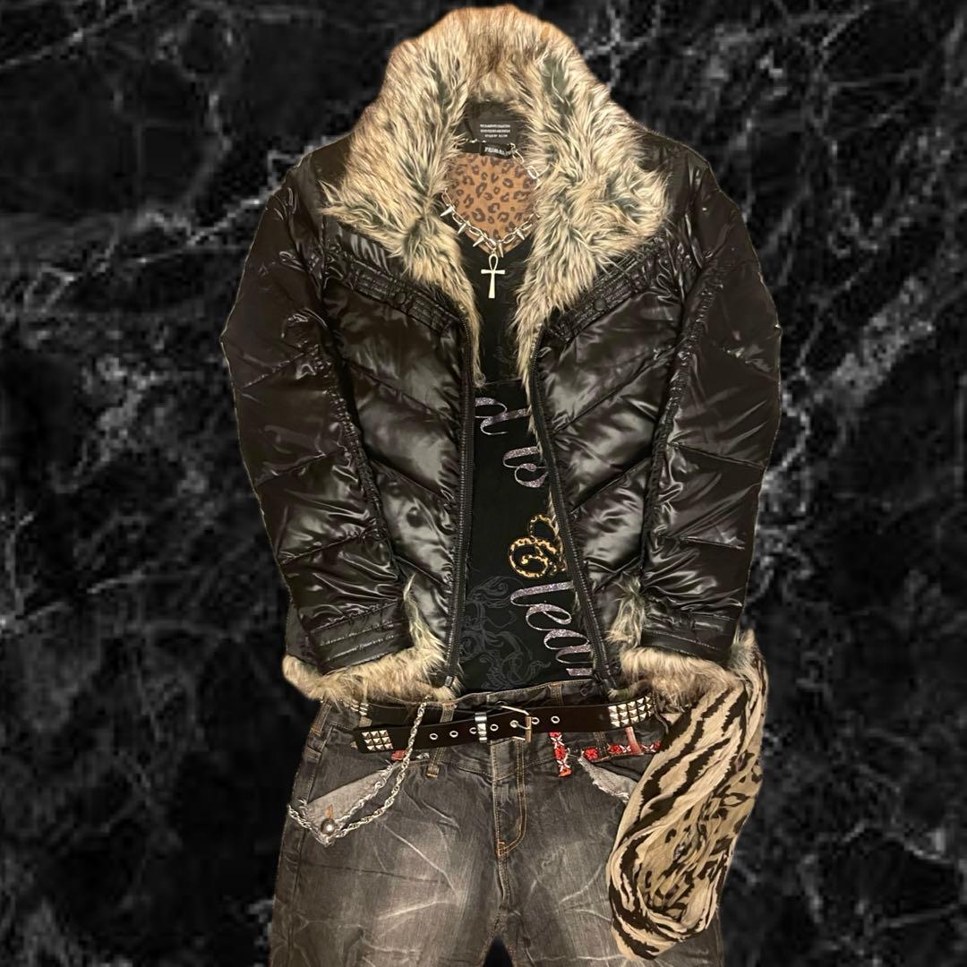 ⋆⸜♱⸝‍⋆ 00s y2k ファージャケット 平成 パンク - メルカリ