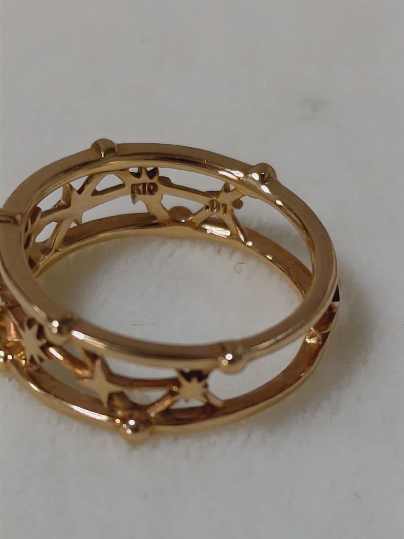 優*ん様 スタージュエリーK10 ピンキーリング 5号