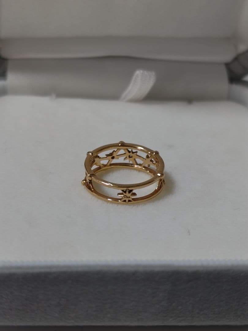 優*ん様 スタージュエリーK10 ピンキーリング 5号