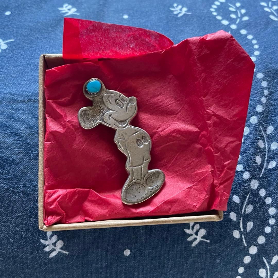 ネイティブアメリカン✳︎ターコイズ付✳︎ミッキーマウス