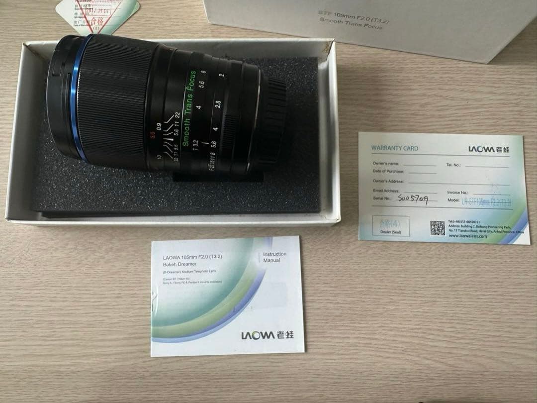 LAOWA STF 105mm F2.0 単焦点レンズ キャノン EF マウント - メルカリ
