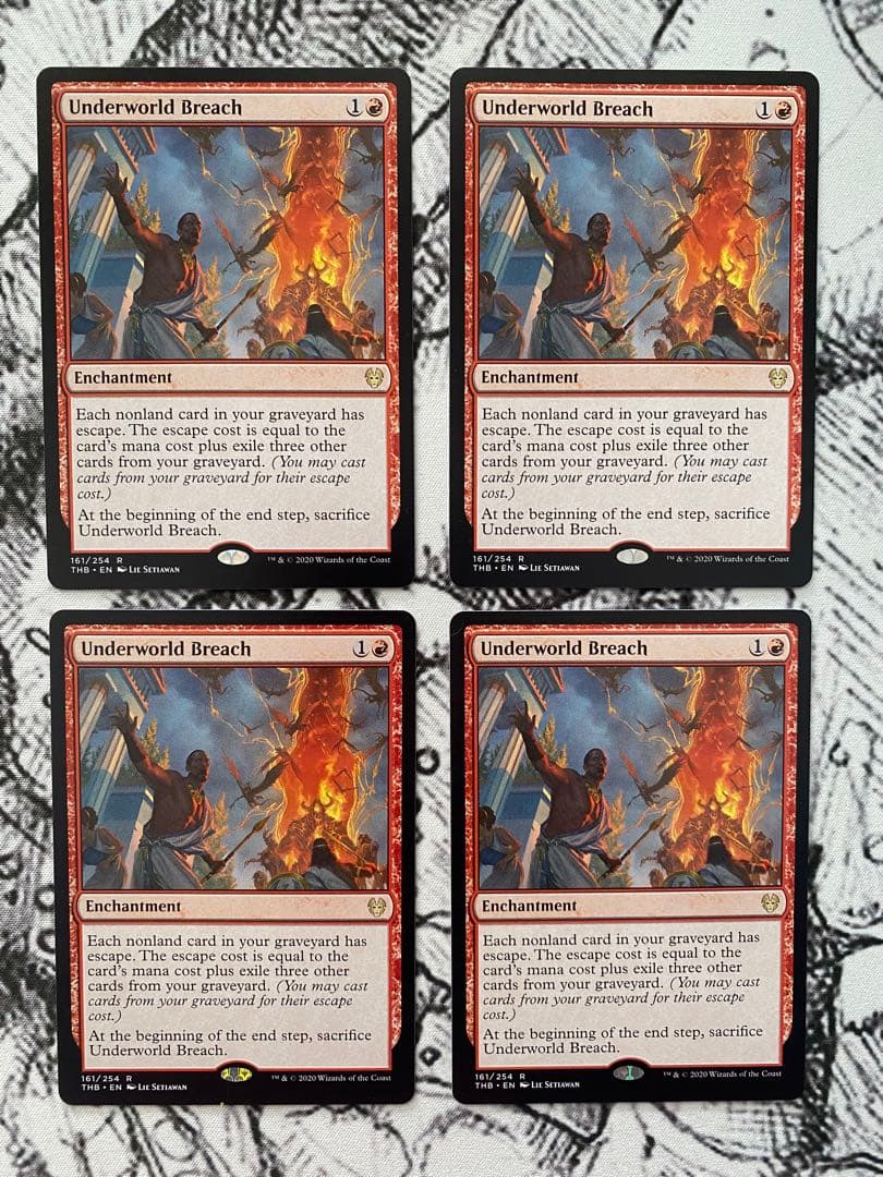 Mtg 死の国からの脱出/Underworld Breach 英語版4枚