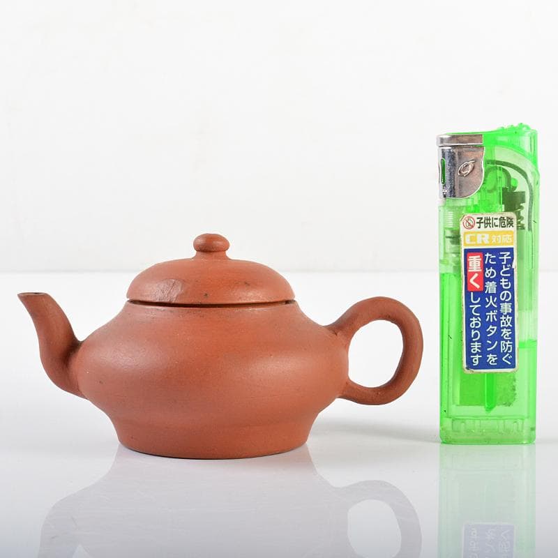 中国 荊渓恵孟臣製 紫砂 朱泥 急須 茶壷 V R6235