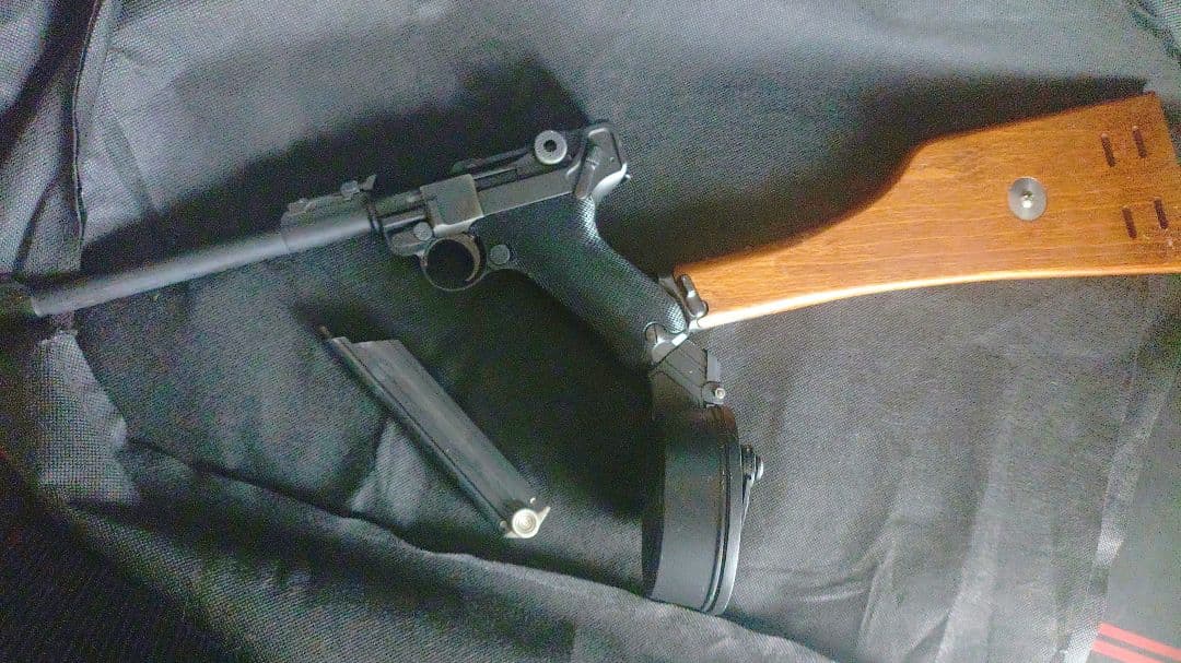 タナカ ルガーp08用木製ストック