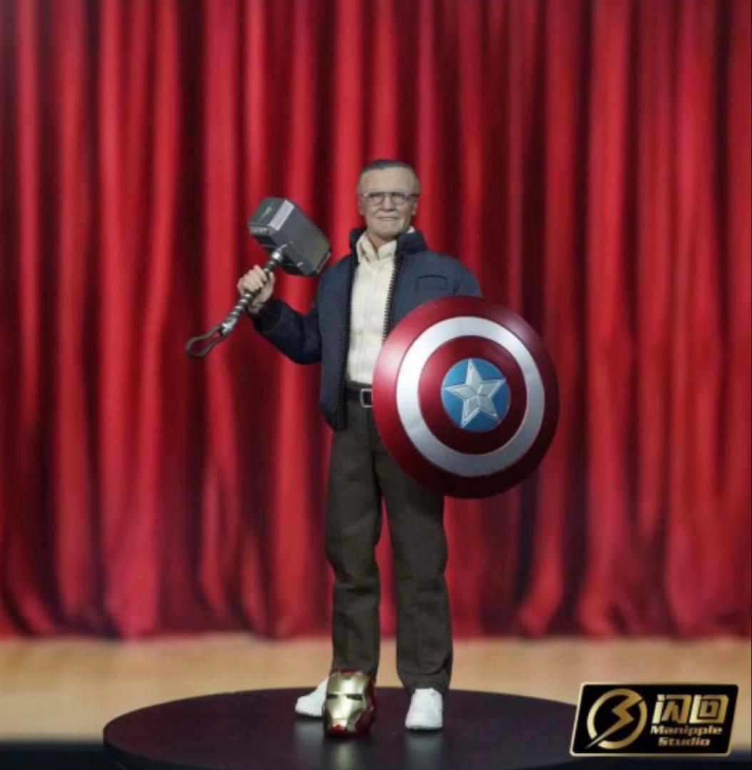 新品未開封】閃回studio スタン・リー風1/12フィギュアマーベル