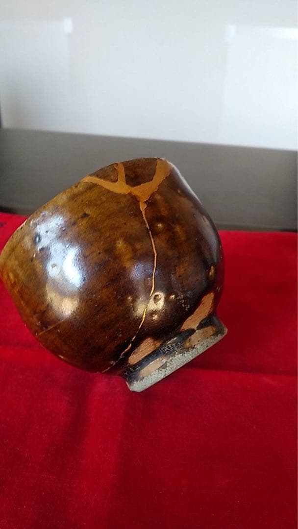 古唐津　古唐津茶碗　金継ぎ　茶道具　煎茶器　古美術