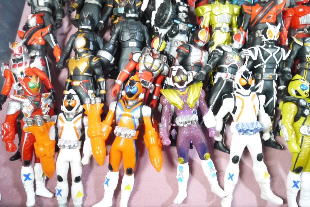 ライダーヒーローシリーズ ビッグサイズソフビフィギュア 136体セット