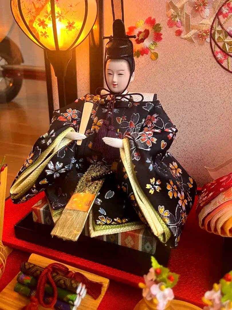 u.h 様　雛人形 二人 親王飾りアクリルケース ひな祭り ひな人形