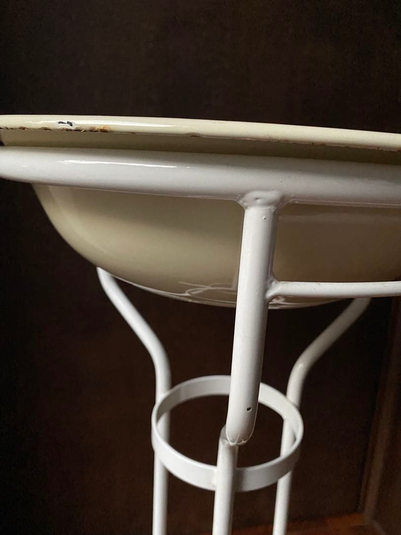 ホーロー　琺瑯 洗面ボウル・スタンド