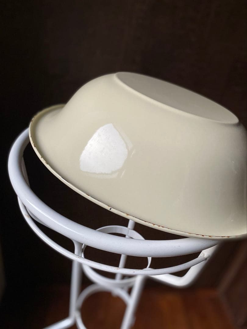 ホーロー　琺瑯 洗面ボウル・スタンド