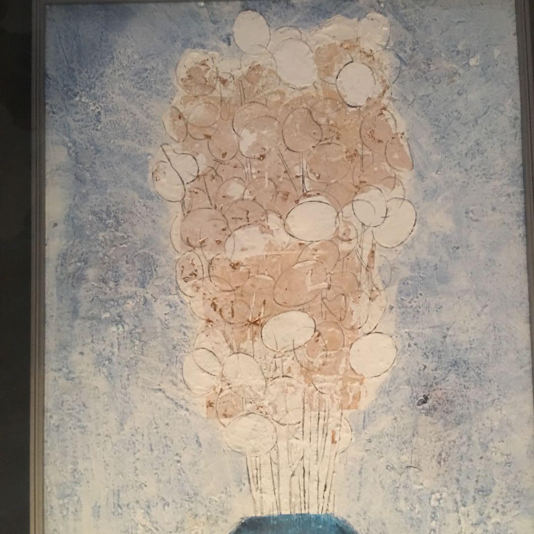 朝倉摂 画伯 絵画 紫陽花の花#朝倉摂#大舞台画家