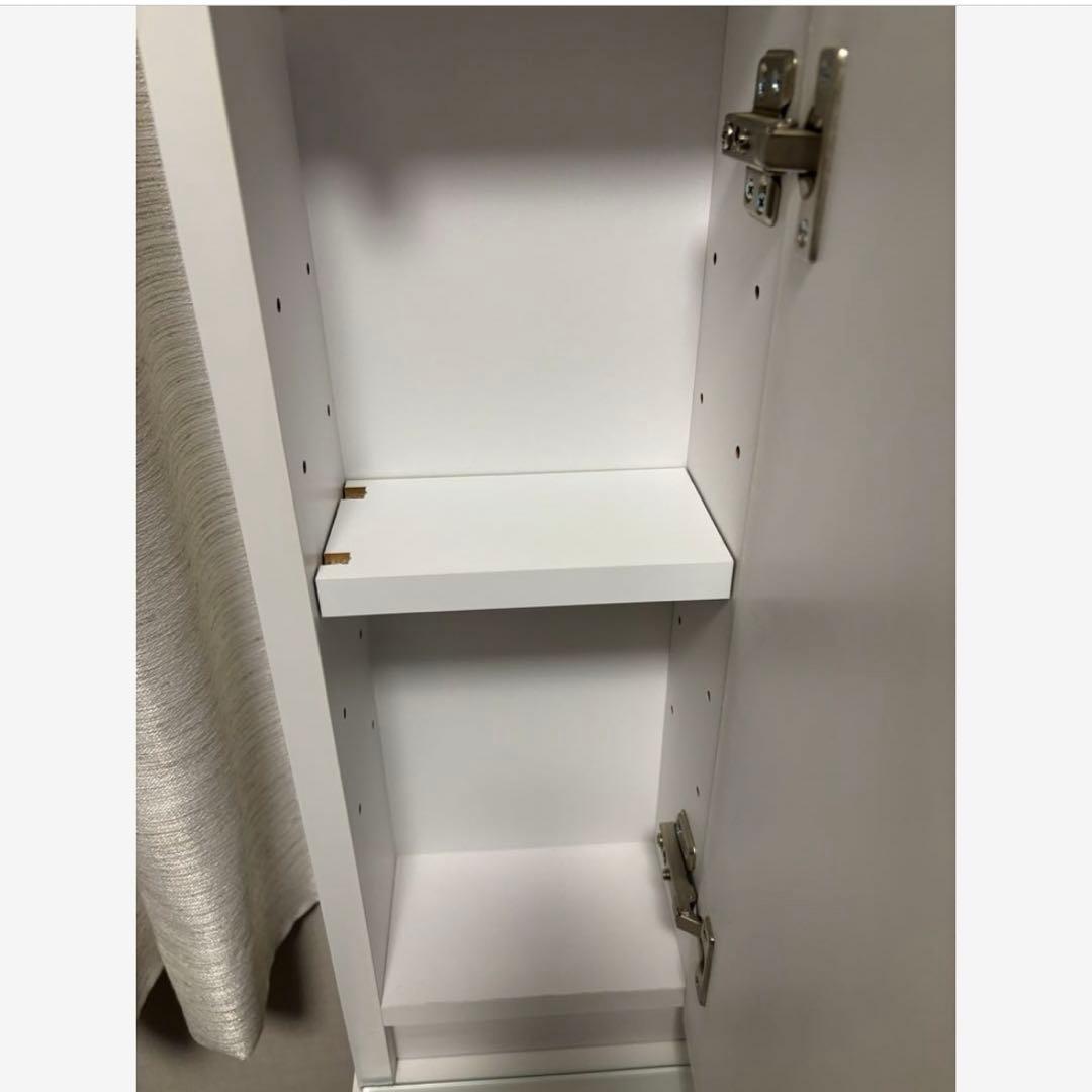 ニトリ3面鏡ドレッサーホワイト椅子（スツール）付き※少し訳あり