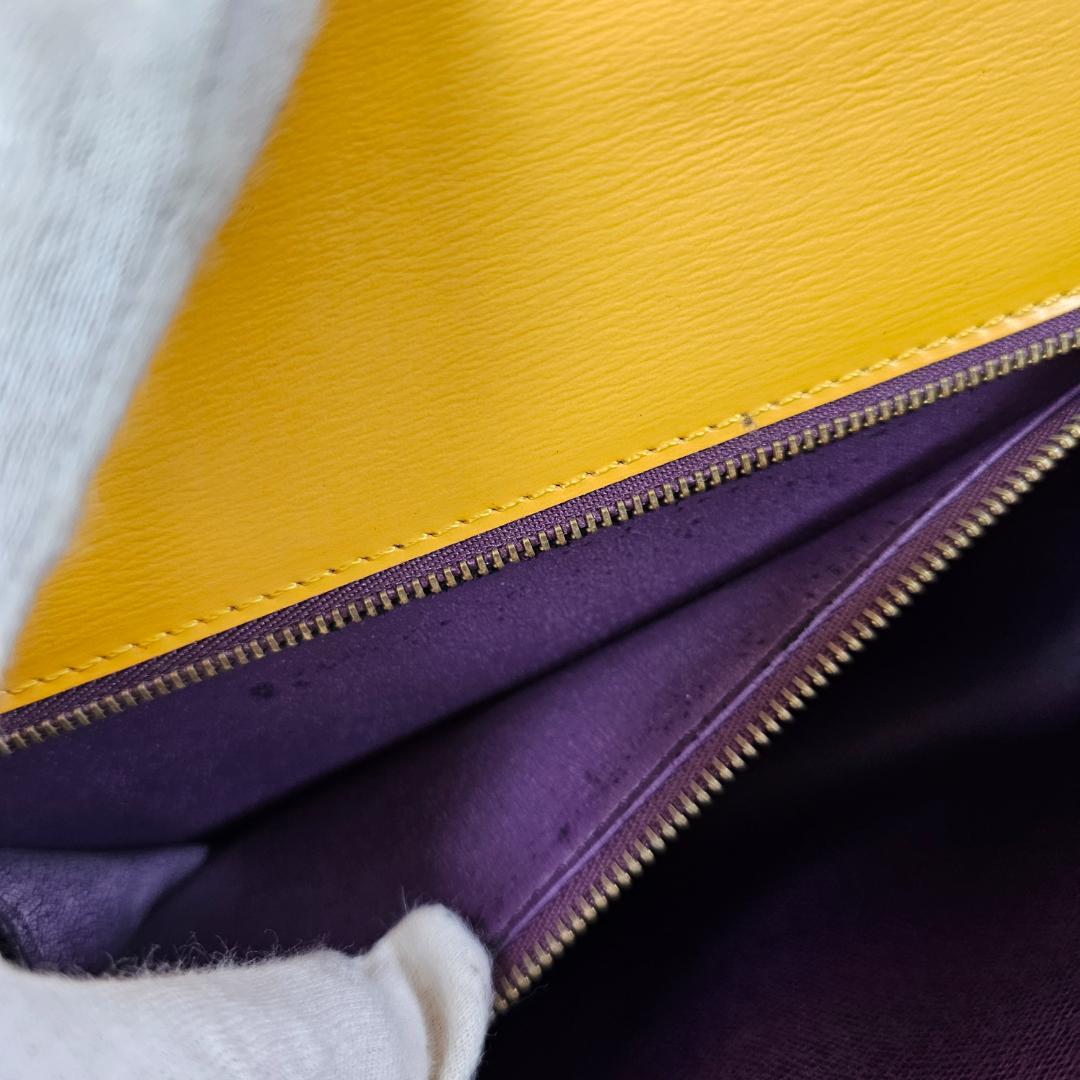 Louis Vuitton エピライン　アルシュレザーショルダーバッグ　イエロー