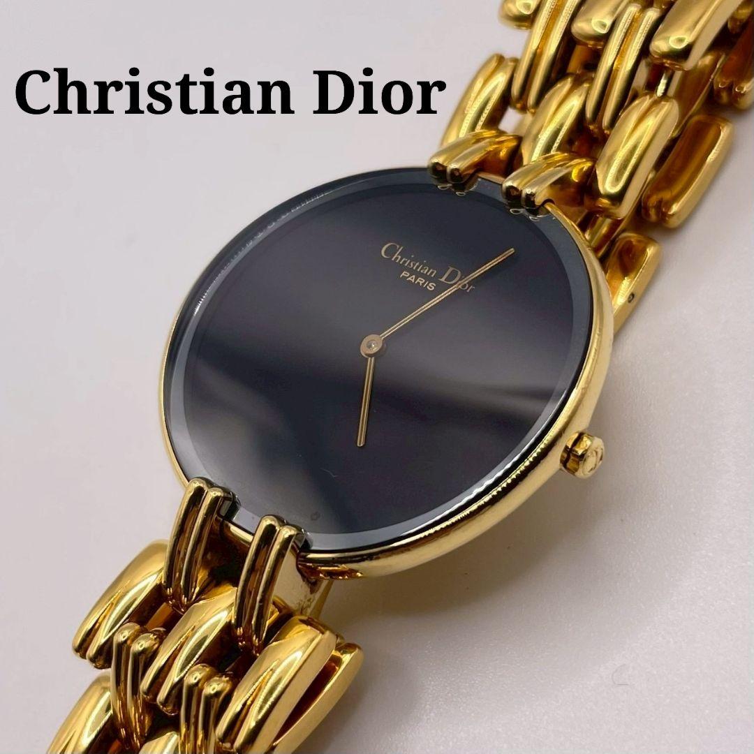 希少✨Christian Dior バキラ ゴールド ヴィンテージ 腕時計