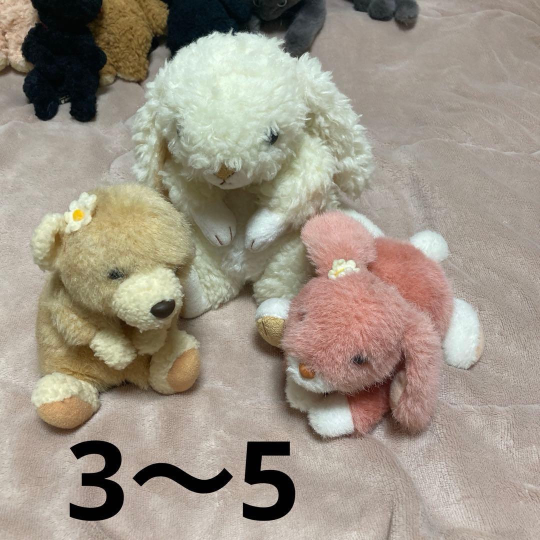 童心　ぬいぐるみ　17コセット　バラ売り不可　中古品