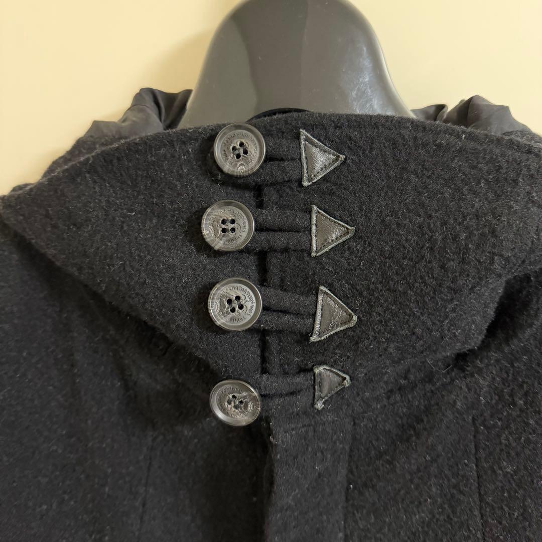 alice auaa メルトン フードロング コート メンズ 1