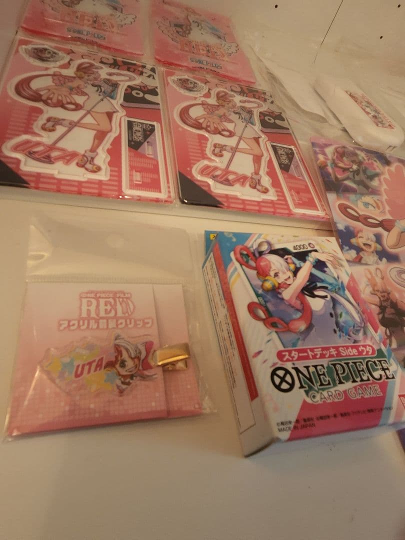 ONE PIECE FILM REDウタグッズまとめ売り