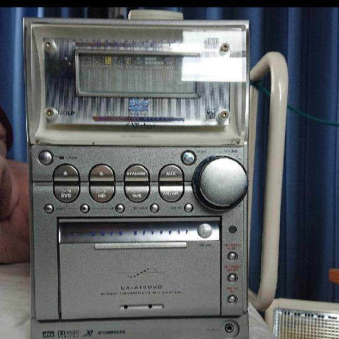 DVDコンポ  ヴィクター ビクター、世界初の木製コーンスピーカー採用DVDミニコンポ