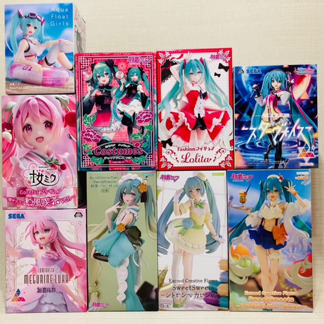 初音ミクのフィギュアまとめ売り（16体）セット巡音ルカ等