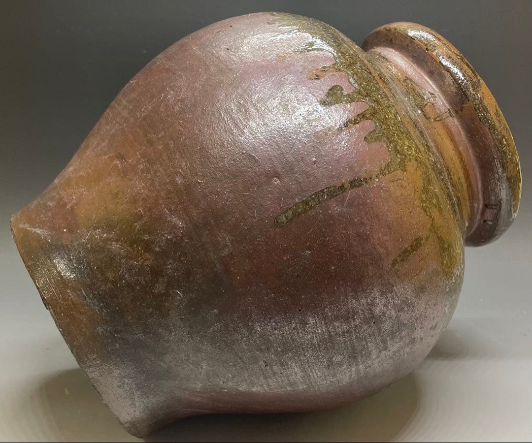 常滑焼　古常滑　灰釉　大壺　h73