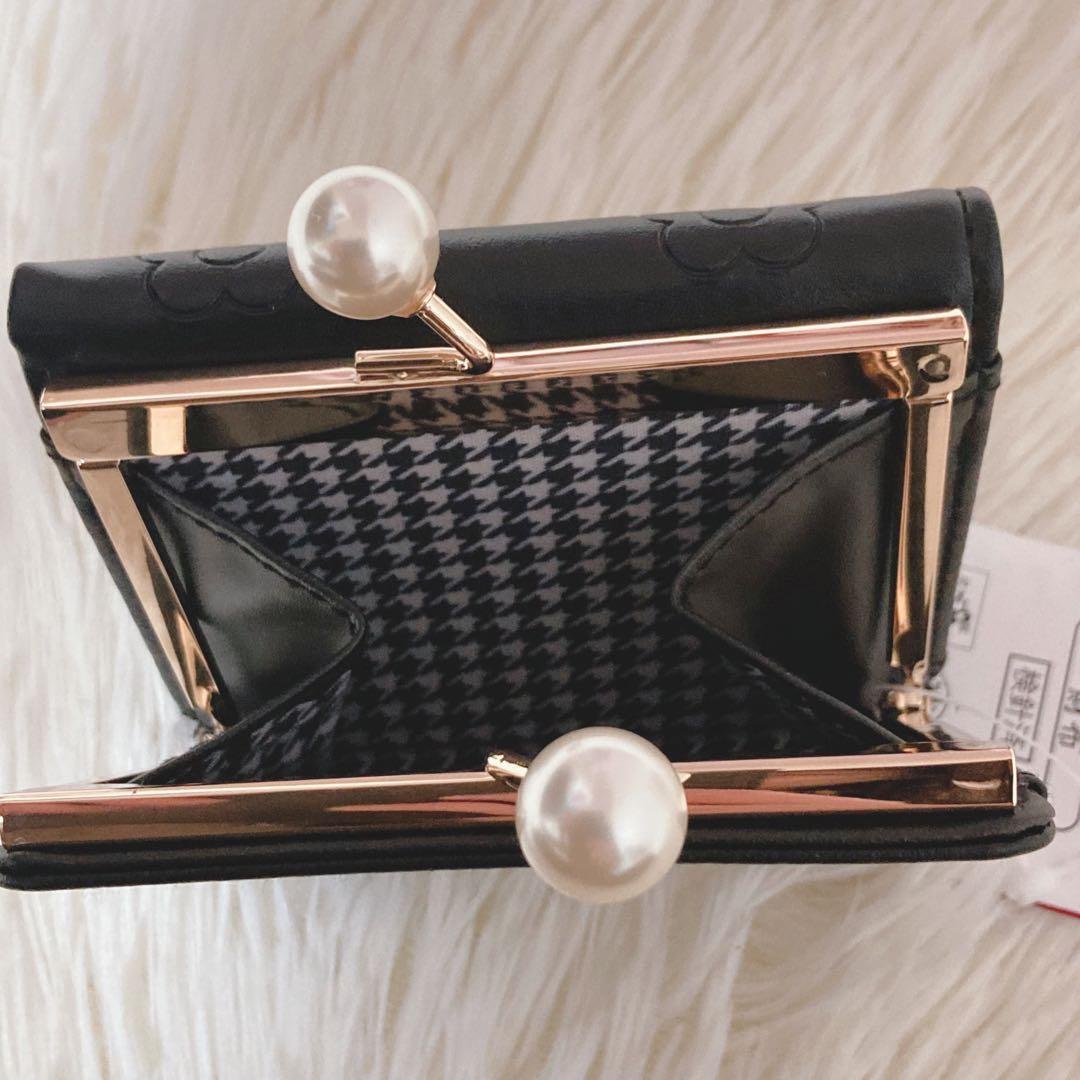 MARY QUANTマリークワントディズニーミニー ウォレット 三つ折り財布