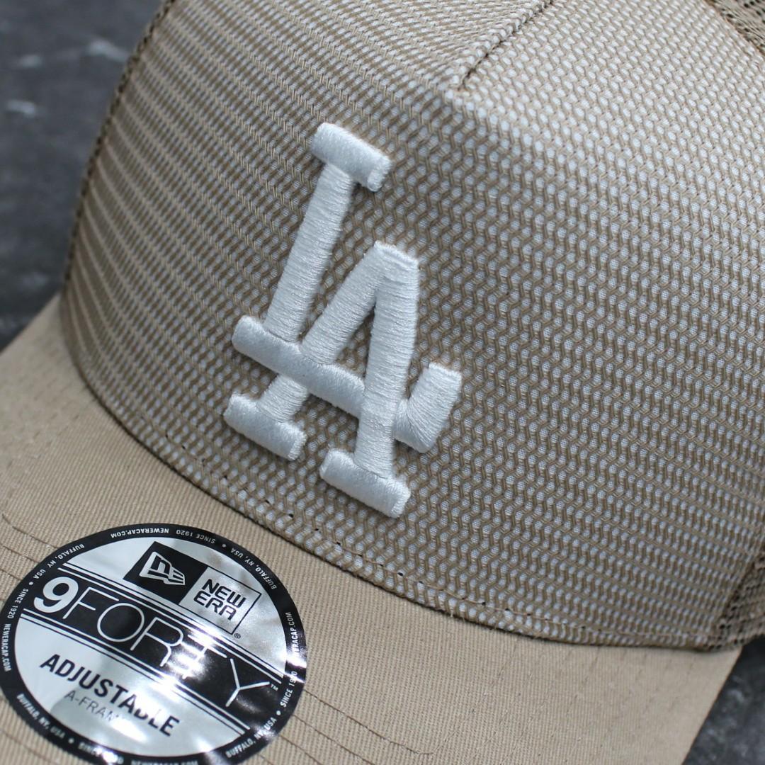 NEW ERA LA ドジャース メッシュキャップ 海外モデル キャメルベージュ