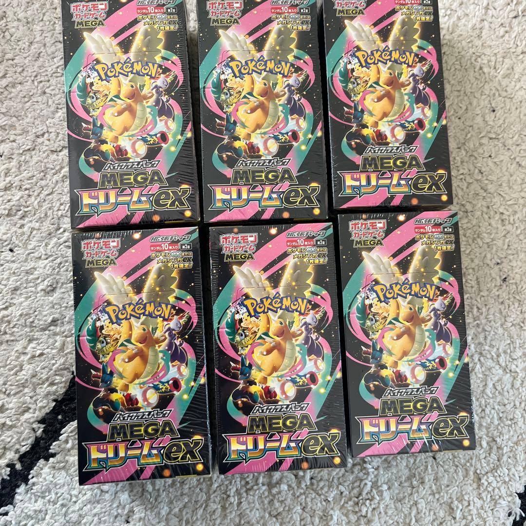 MEGAドリーム メガドリームex box シュリンク付き 6box - メルカリ